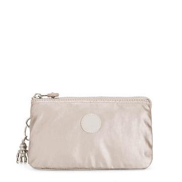 Kipling Creativity Large Metallic Pouch Tassen Roze | NL 1131AH